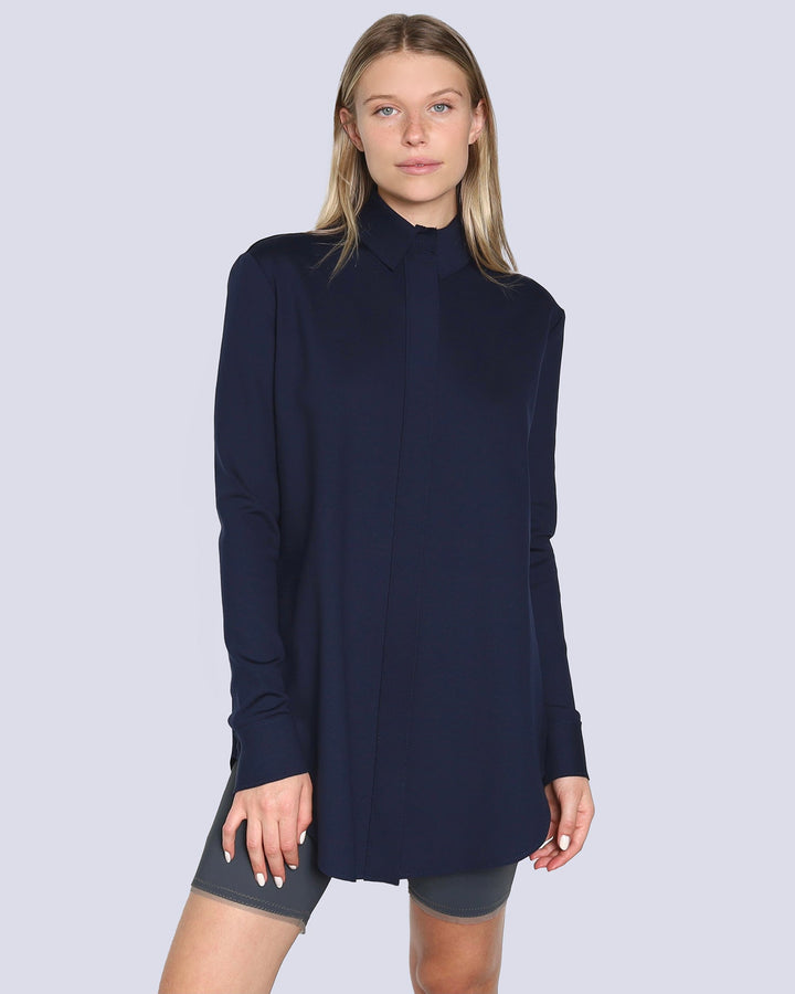 Shirt TILE | Deep Blue