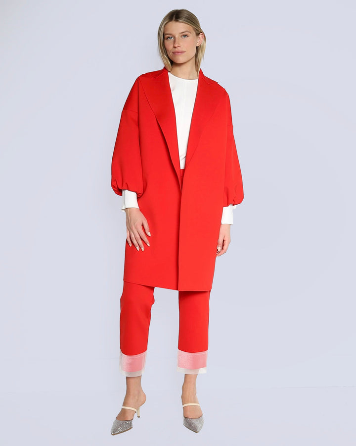 Masion Marie Saint Pierre | Coat | PEGASI | Ruby | Pants | SANUTE | Ruby | White