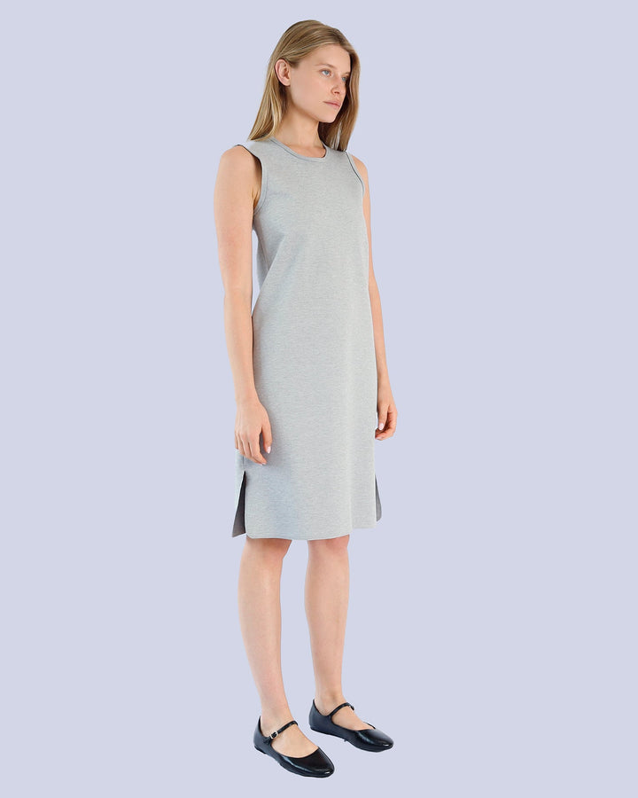 Maison Marie Saint Pierre | Dress | CORA2 | Light Grey Mixte