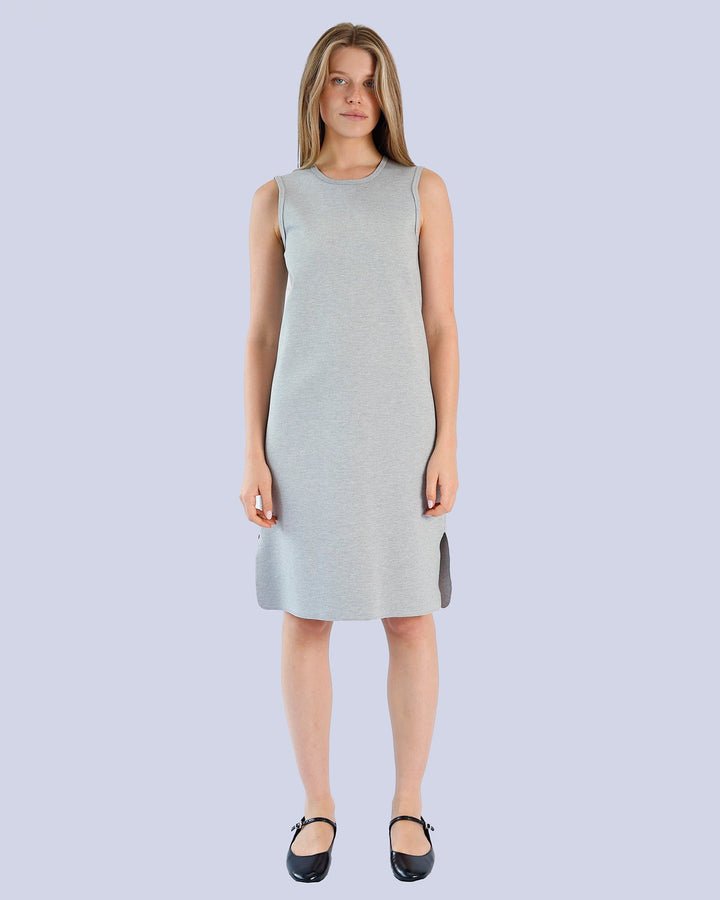Maison Marie Saint Pierre | Dress | CORA2 | Light Grey Mixte