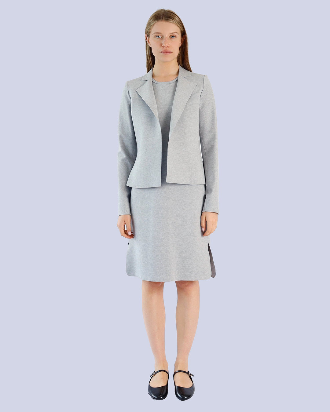 Maison Marie Saint Pierre | Jacket | ARIA | Light Grey Mixte | Dress | CORA2 | Light Grey Mixte