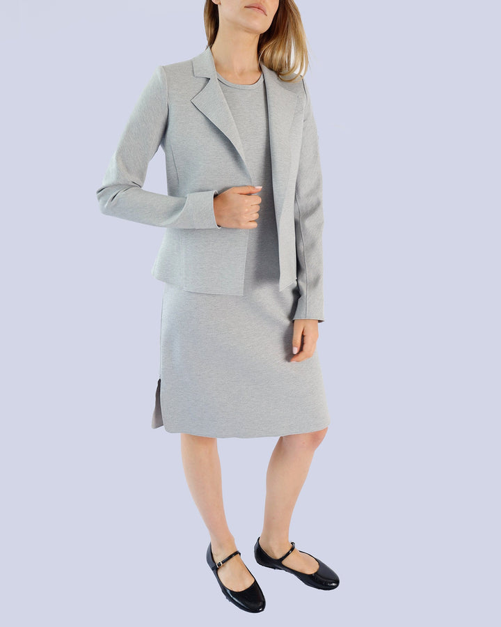 Maison Marie Saint Pierre | Jacket | ARIA | Light Grey Mixte | Dress | CORA2 | Light Grey Mixte