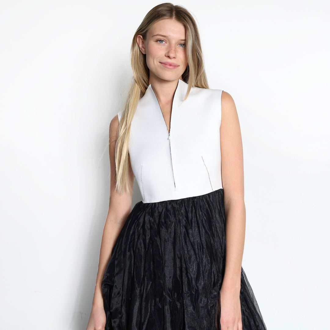 Maison Marie Saint Pierre | Dresses | Avelyne | White/Black