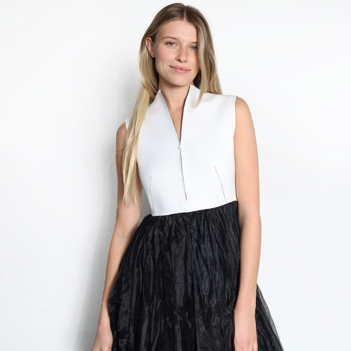 Maison Marie Saint Pierre | Dresses | Avelyne | White/Black