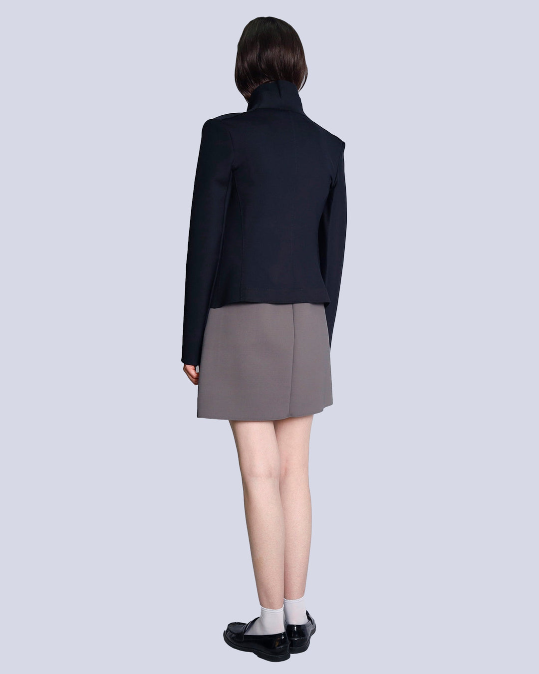 Randheli2 dress | Pewter | Black | Jacket MALTA | Black