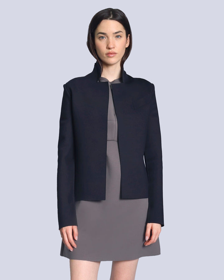 Randheli2 dress | Pewter | Black | Jacket MALTA | Black