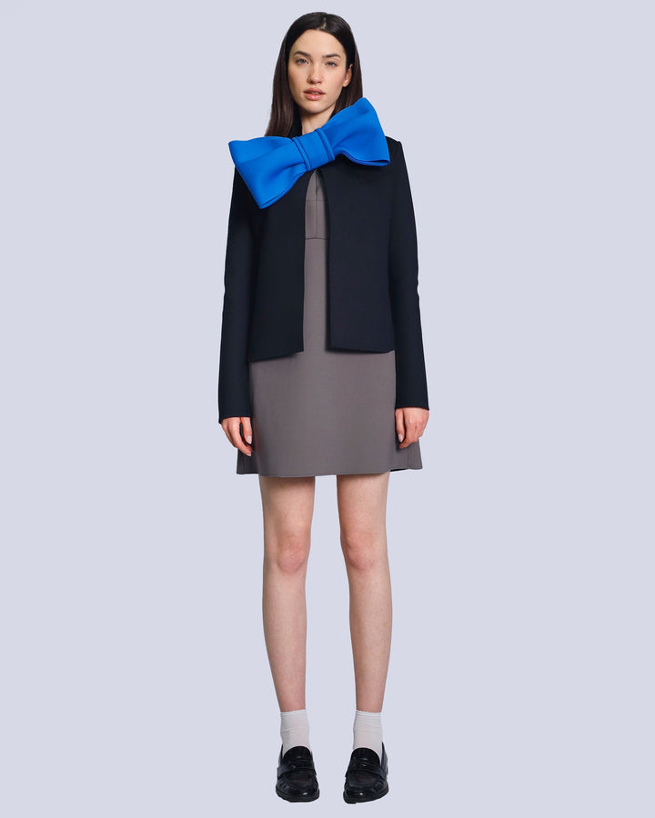 Randheli2 dress | Pewter | Black | Jacket MALTA | Black