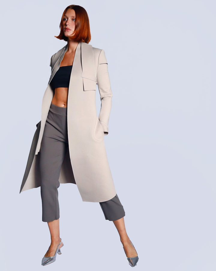 Maison Marie Saint Pierre | Pants | COBAIN | Pewter | Coat | CAMUS | Fog