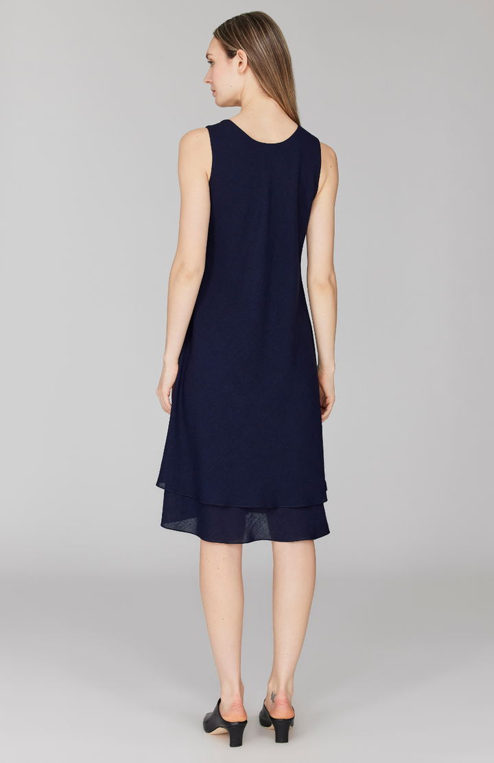 Microlinen Double Layer Bias Dress