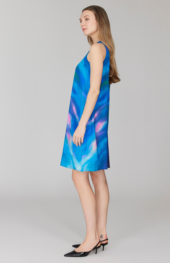 Mountainscape Short Trapeze Dress