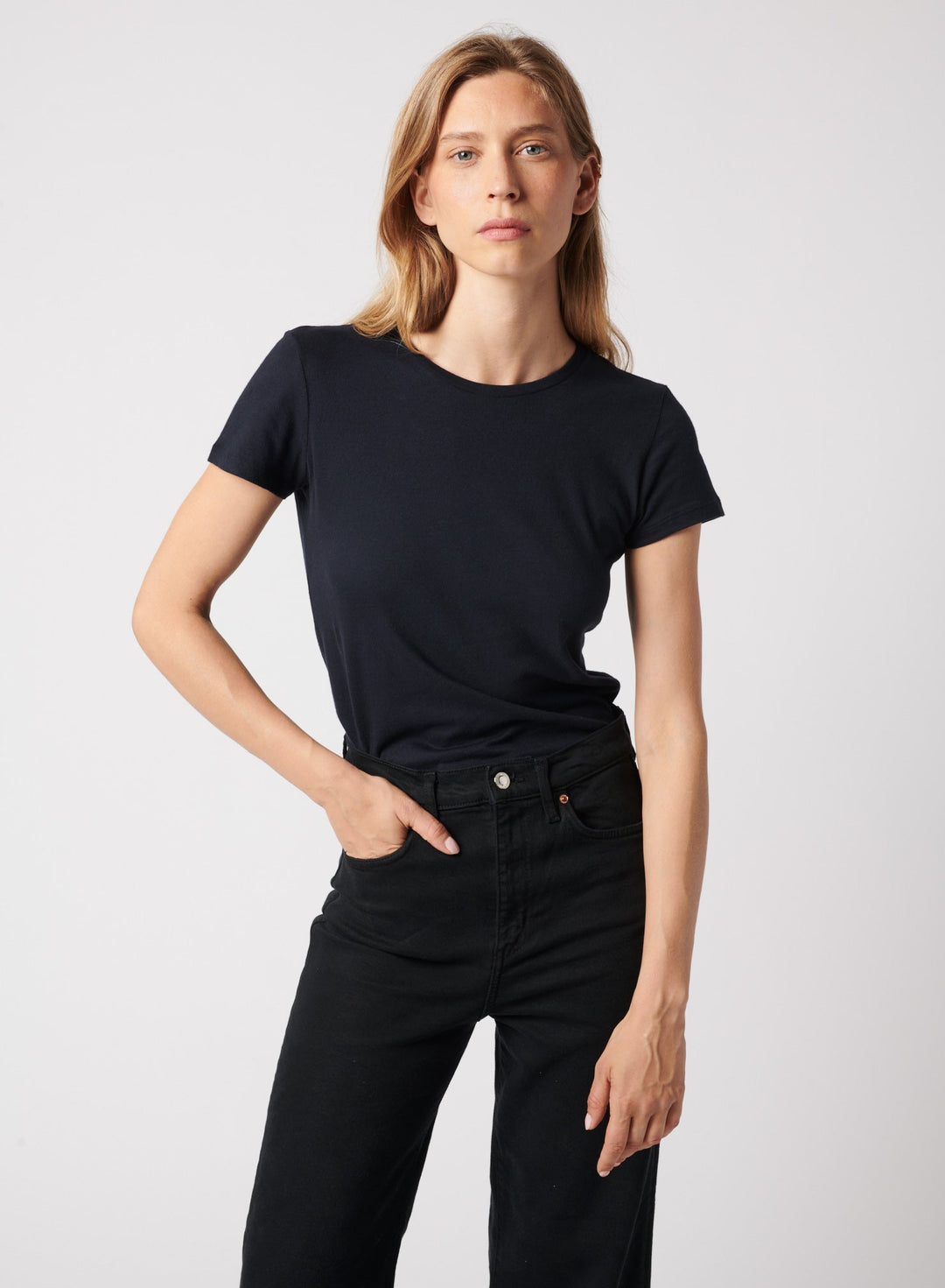 Soft Touch Short Sleeve Crewneck T-Shirt - CREW S/S - Majestic Filatures North America