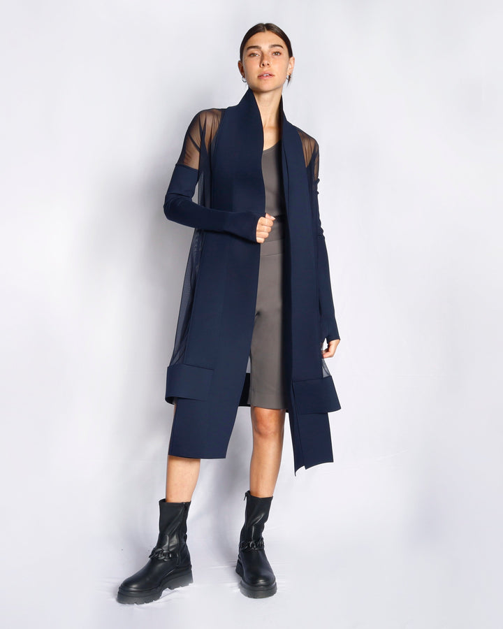 Coat Evade | Deep Blue | Maison Marie Saint Pierre