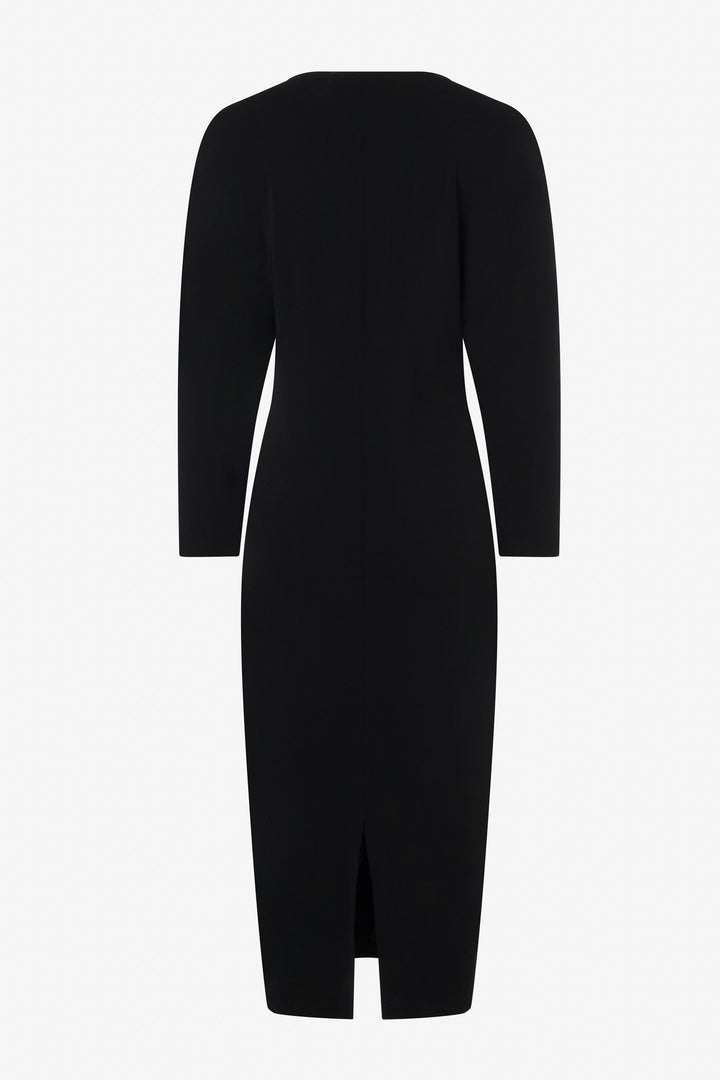 Matte jersey knotted dress