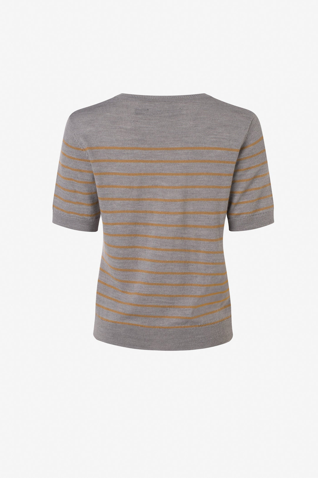 Fine merino blend striped T-shirt