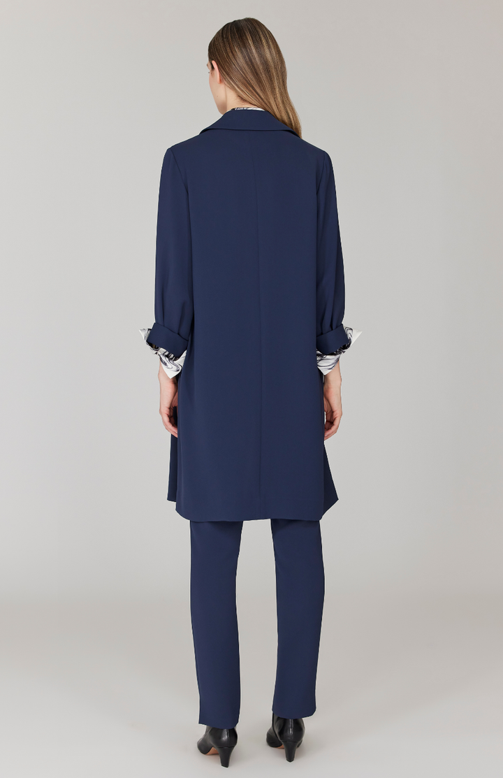 Lustrous Crepe Oversized Jacket