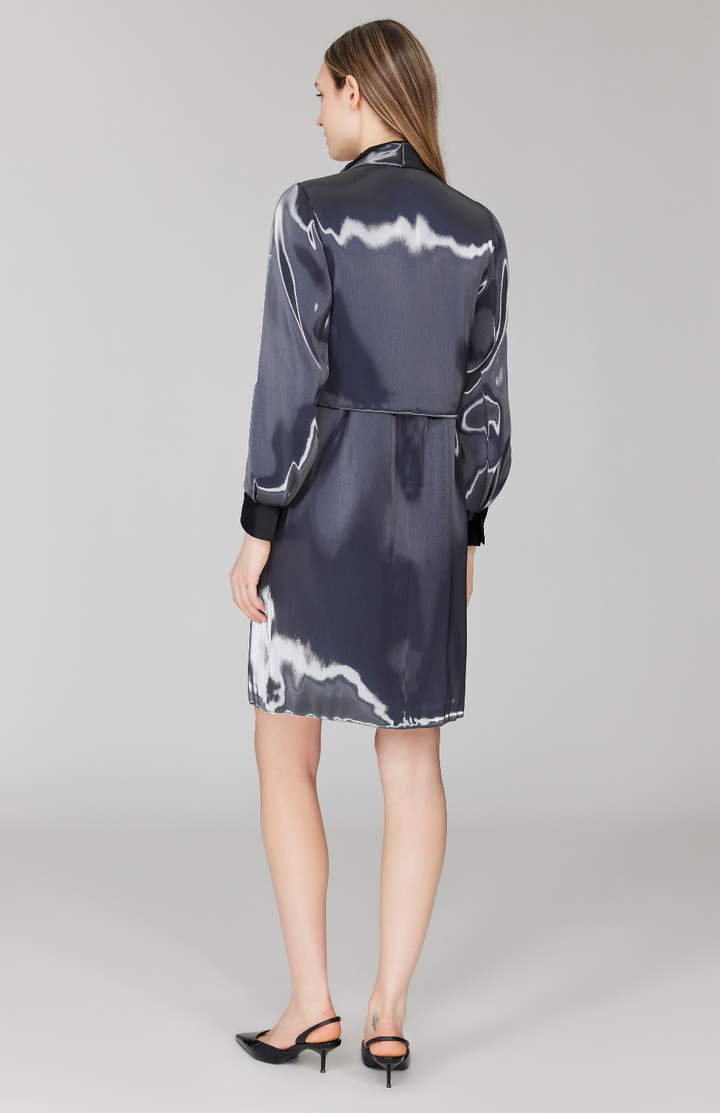 PREORDER Liquid Organza Short Jacket w/ Pleated Sleeve