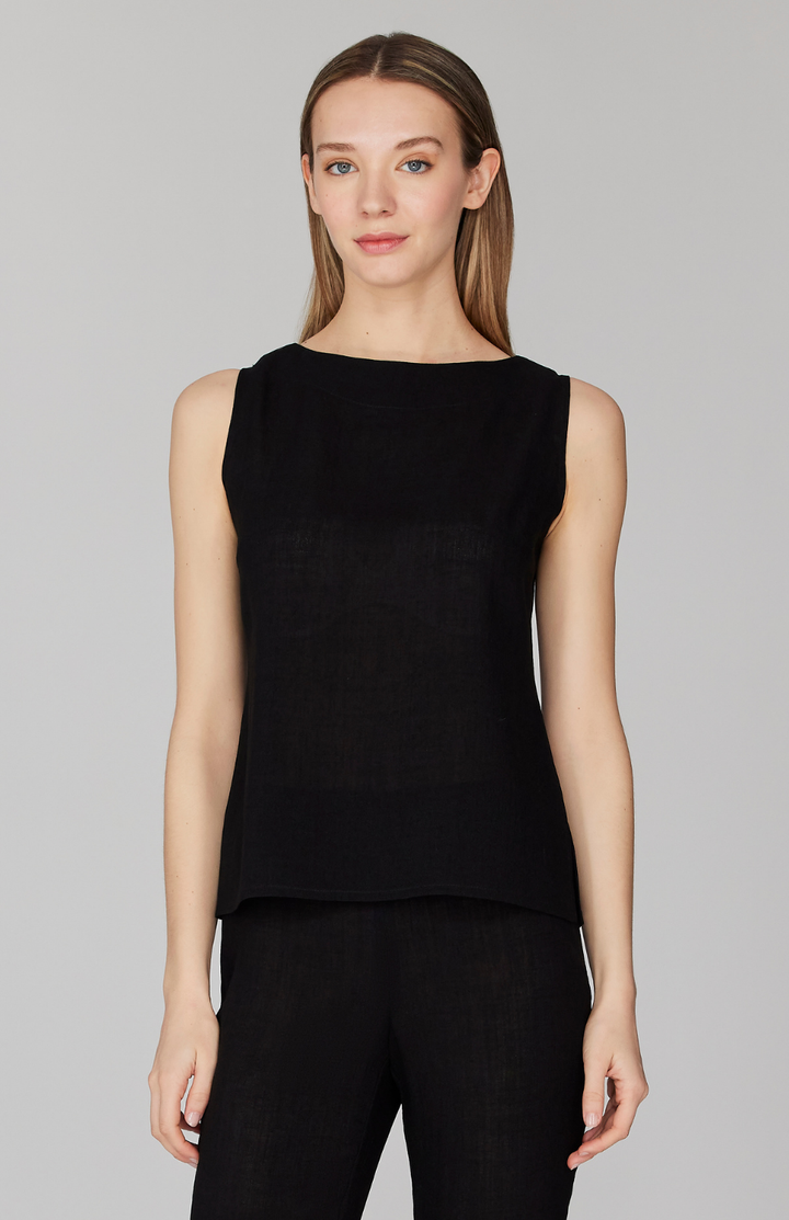 Microlinen Essential High Neck Tank