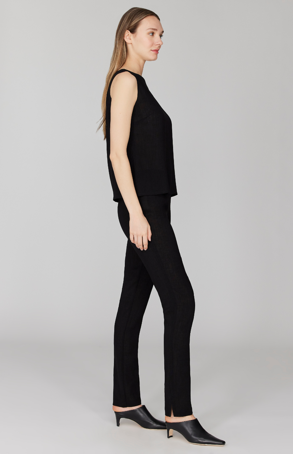 Microlinen Essential High Neck Tank