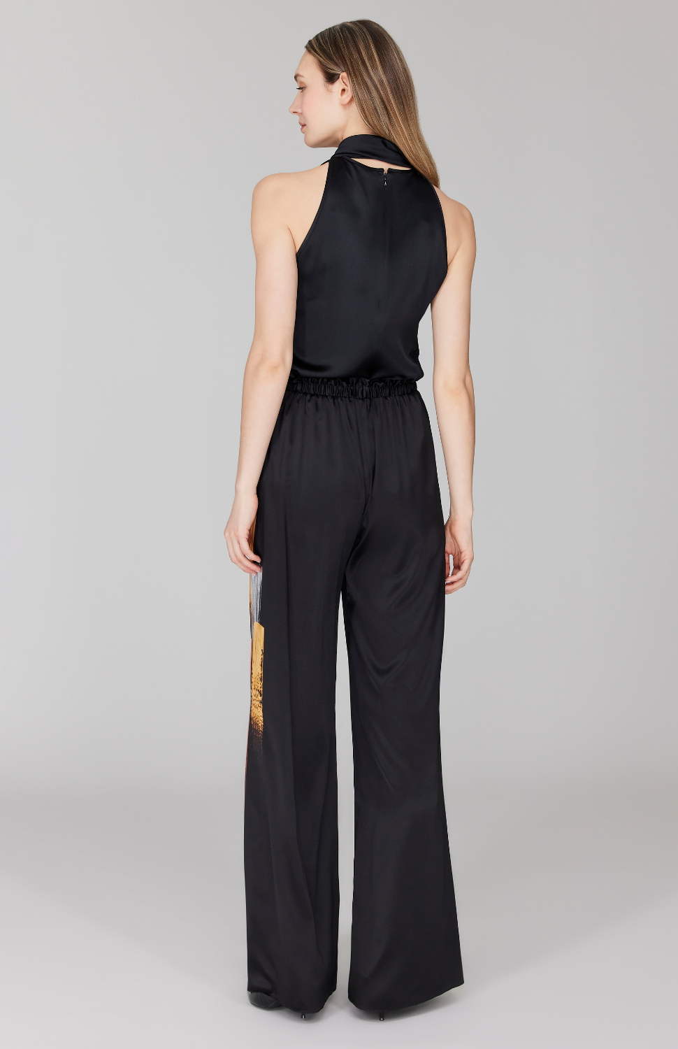 PREORDER Brush Stroke Print Pajama Pant w/ Elastic Waistband