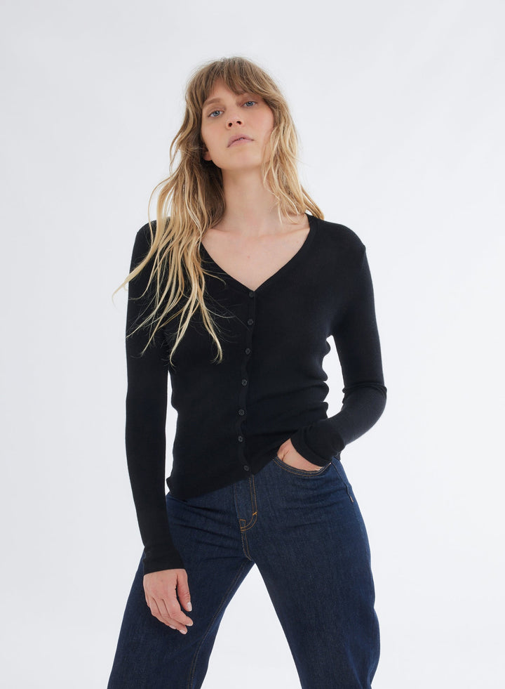 Soft Touch V-Neck Cardigan - CARDIGAN - Majestic Filatures North America