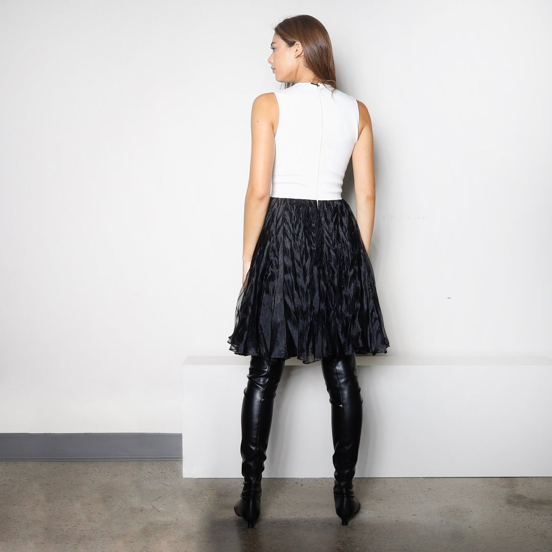 Dress MEGANE | White/Black