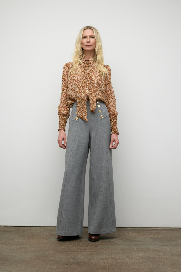 Wide leg sailor pant