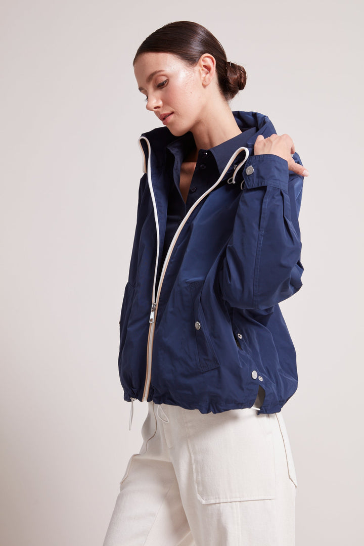 Ryder convertible hooded bomber jacket