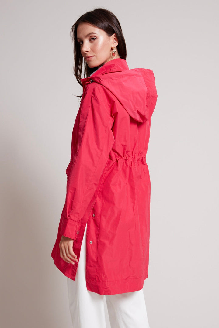 Tori removable hooded raincoat