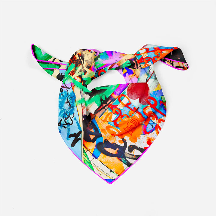 La Vie en Rose Silk Bandana