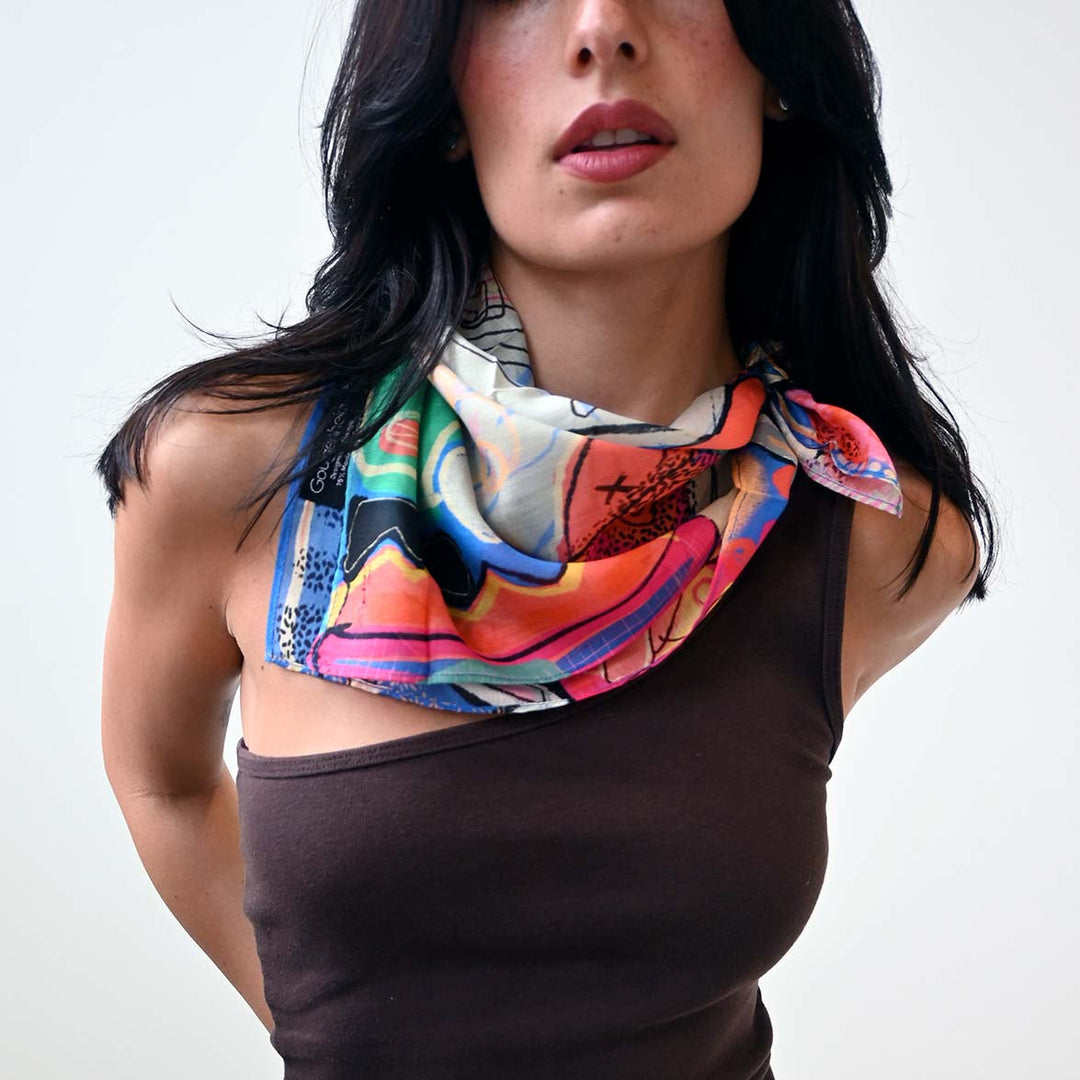 Dancing Water Silk Bandana