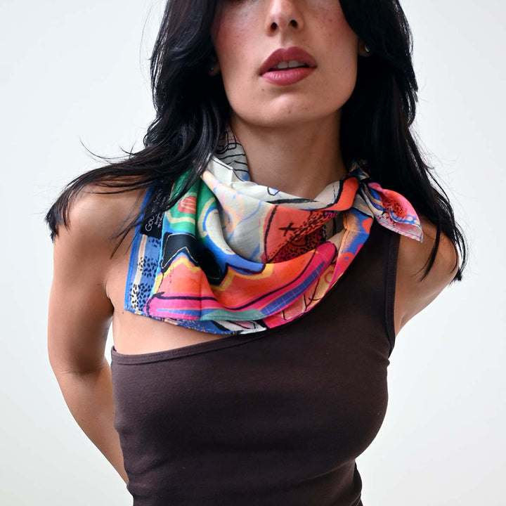 Dancing Water Silk Bandana