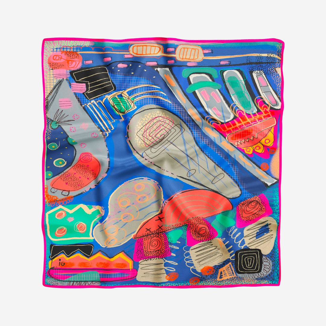 Dancing Water Silk Bandana
