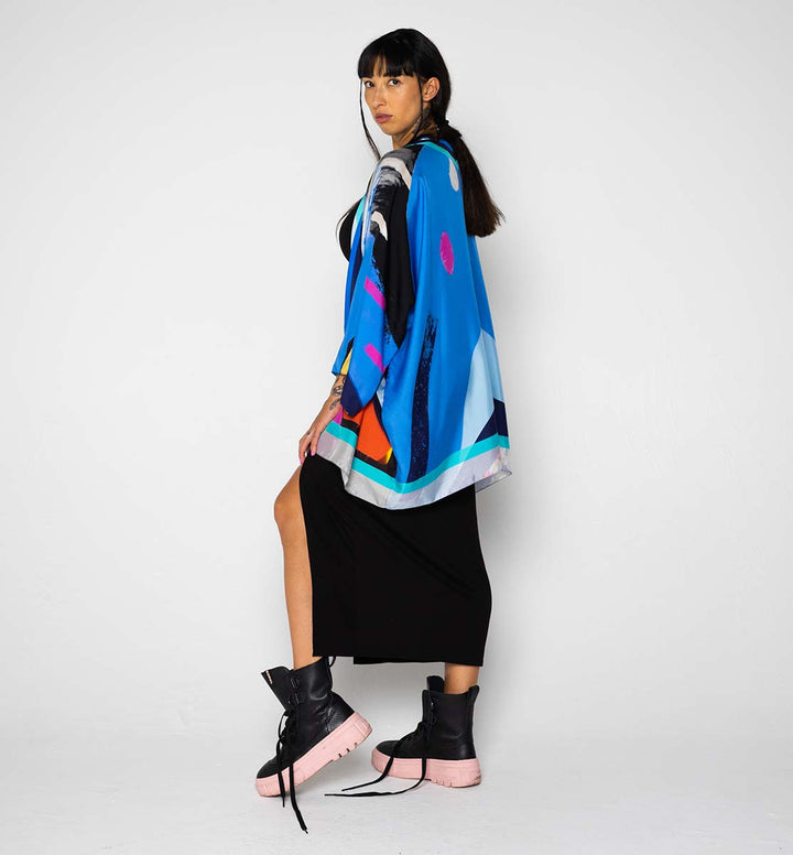 Venice Silk Kimono Robe