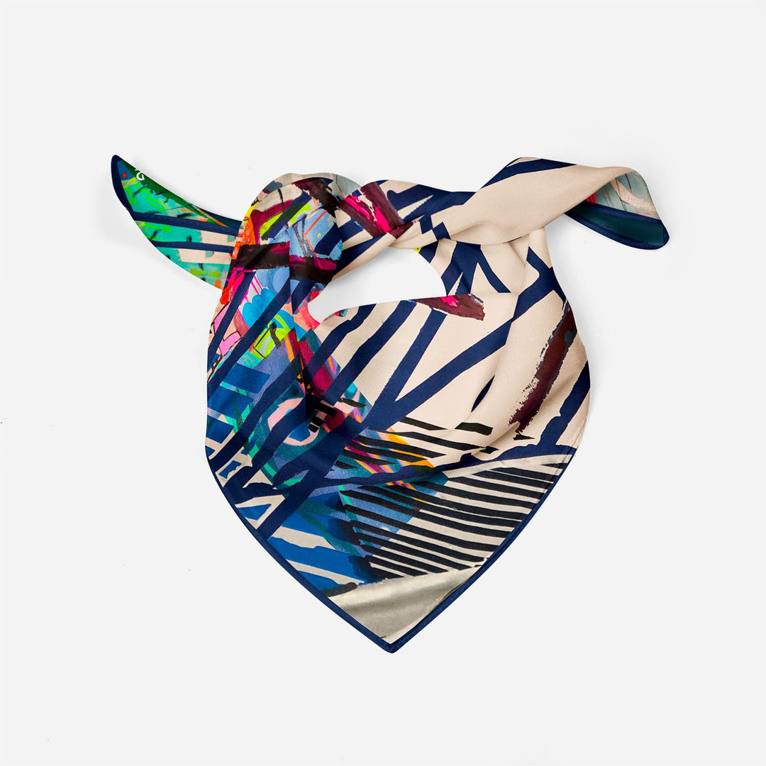 Plume Silk Bandana