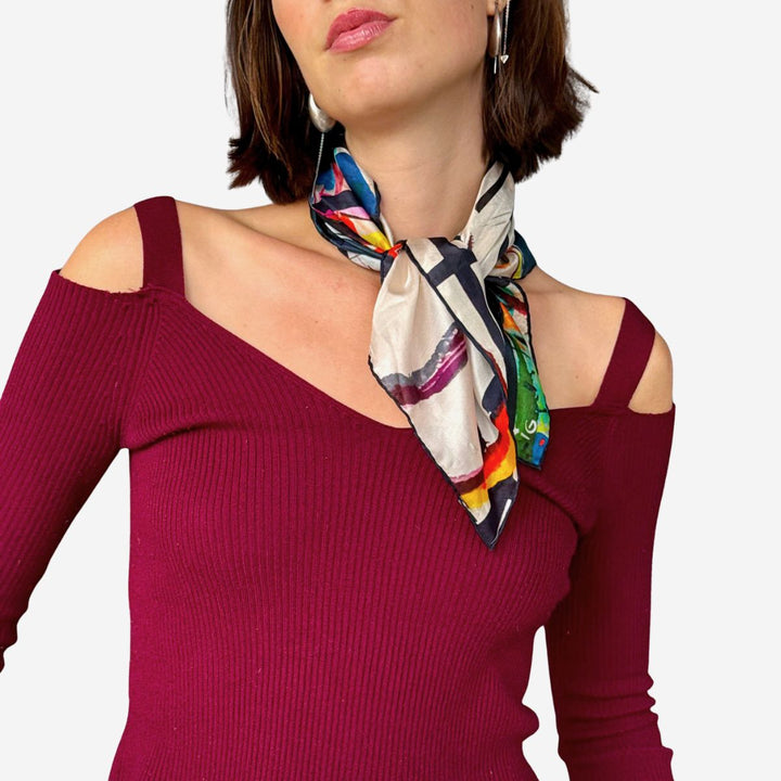 Plume Silk Bandana