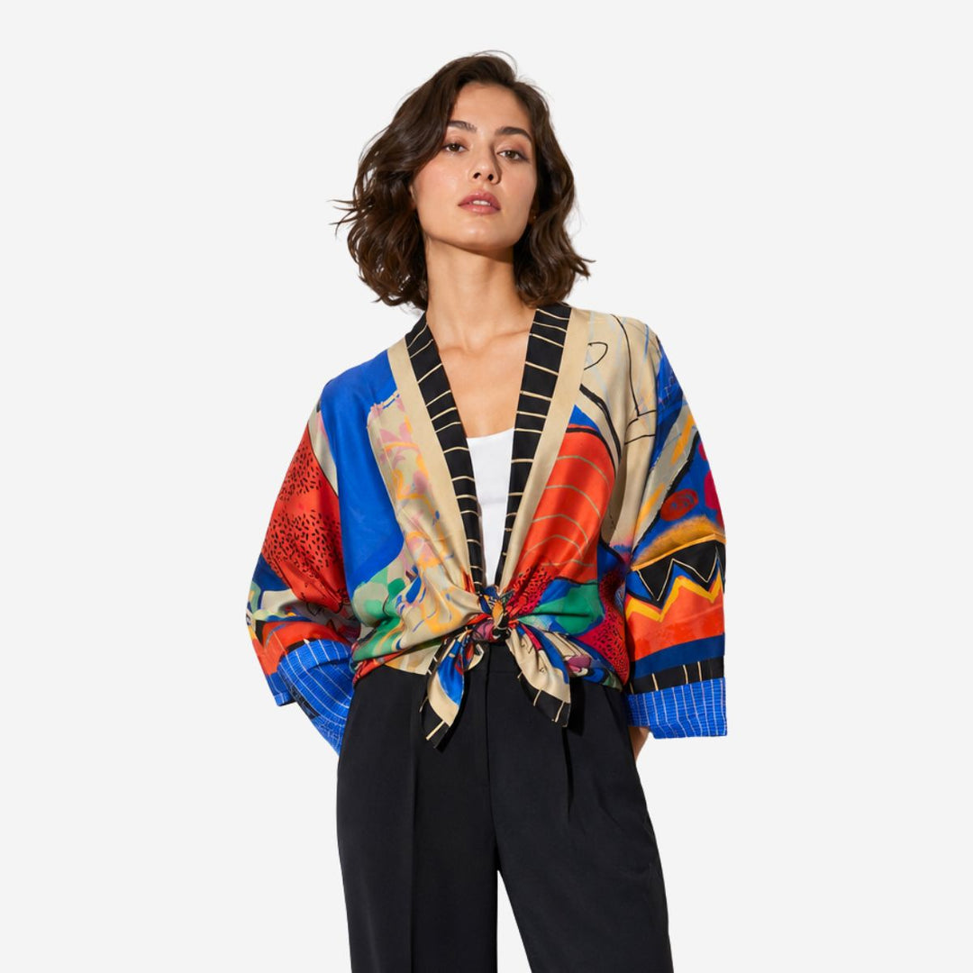 Tahiti Silk Kimono Robe