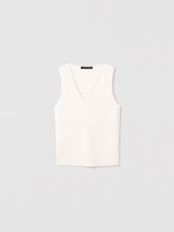 Fine cotton silk shell